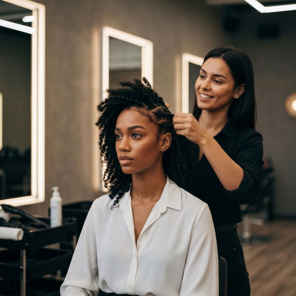 Professional hair styling